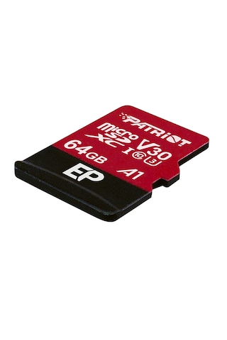 Patriot Ep Series 64gb Microsdxc V30 A1 U3 Class 10 Hafıza Kartı + Sd Adaptör Pef64gep31mcx