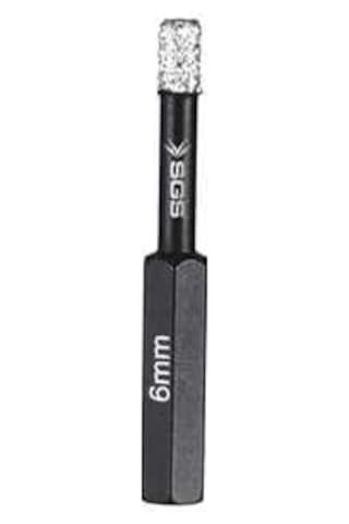 Ayrex Ve Granit Delme Panç Hex Şekilli 6 Mm Siyah Model Sgs2756
