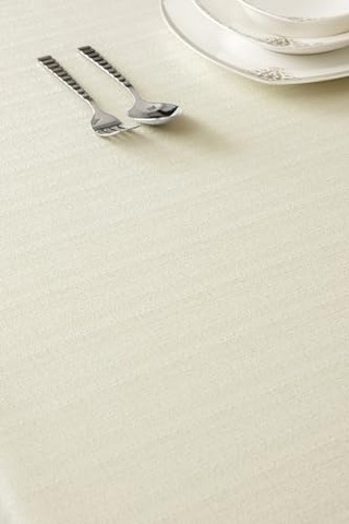 Kare Masa Örtüsü Ekru 150cm Diğer