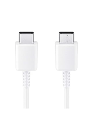 Samsung  Uyumlu Ep-dn980 Usb-c To Usb-c 5a 45w Hızlı Şarj Ve Data Kablosu 1 Metre Beyaz