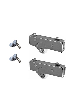 Aletçantam Beta Sürgülü Kapak Gardrop Tekerleği Dolap Tekeri 1 Kapak Set