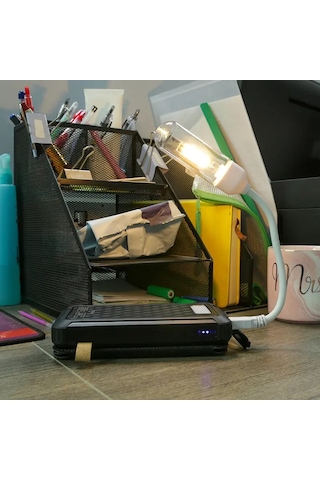 Usb Ledli Rustik Ampul - Florasan Tasarım Masa Lambası