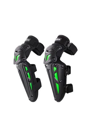 Sones Motolsg Mt-05 Motosiklet Bisiklet Sürme Koruyucu Dişli 2'si 1 Arada Dizlik Yeşil