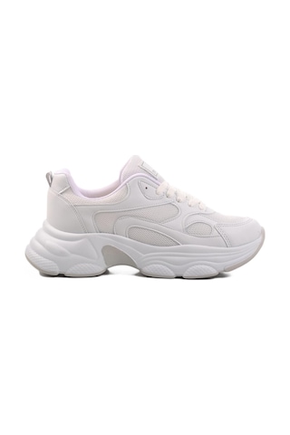 Ayakmod 164 G Beyaz Tekstil Kadın Sneaker Beyaz