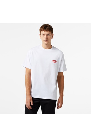 Leo Spray Paint Unisex Beyaz T-shirt