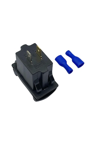 12v-24v Dijital Voltmetre+şarj Cihazlı Usb X 2 4.2a Anahtar Tipi Mavi Işık