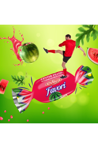 Evliya Şekerleme Favori Karpuz Aromalı Şeker 350 G