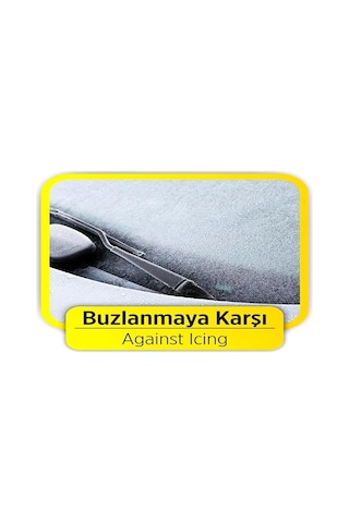 Araç Buzlanma Önleyici Örtü Branda Buz Kar Güneş Koruyucu 4 Katma