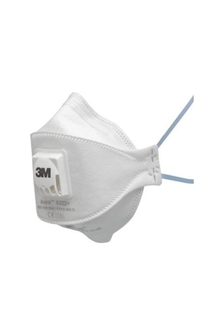 3M 9322A Aura Ffp2 Maske Partikül Solunum Maskesi, Valfli, 9322+