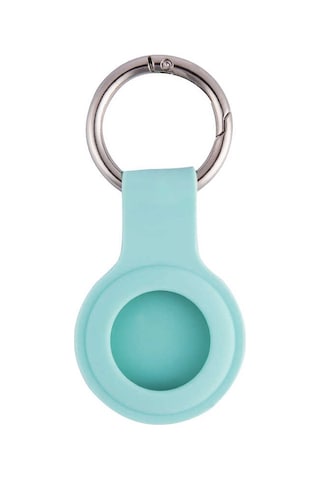 Noktaks - Airtag Uyumlu Silikon Anahtarlık - 01 - Turkuaz