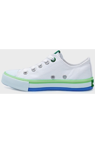 United Colors Of Benetton United Colors Of Ben Unisex Çocuk Ayakkabı Bn-30175 Beyaz - Yeşil