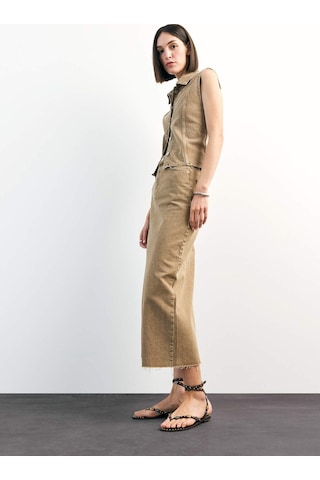 Defacto Long Fit Midi Jean Etek F9560ax25smbn306 Kahve