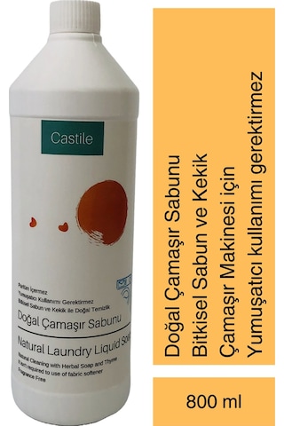 Castile Doğal Çamaşır Sabunu 800 ML