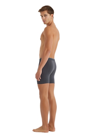 Blackspade Erkek Boxer 3'lü Paket Tender Cotton 9683 Antrasit Melanj - Siyah