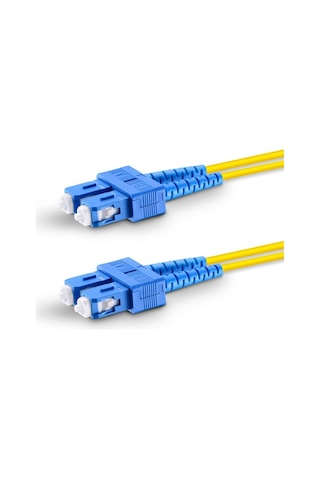 Fiber Optik Patch Kablo SC-SC Duplex  Single Mode 1 Metre