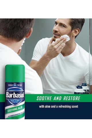 Barbasol Yatıştırıcı Aloe Tıraş Köpüğü 198 G