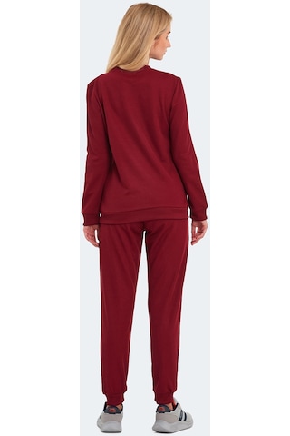 Slazenger OLINDA Kadın Cepli Bordo Eşofman Takımı