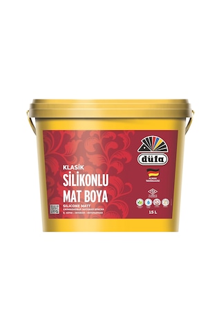 Düfa Klasik Silikonlu Mat İç Cephe Duvar Boyası 15 L - Yeni Kartela