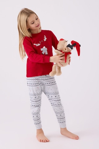Arnetta Kız Çocuk Kırmızı Pijama Takımı Ar3052-c-v1 Kırmızı