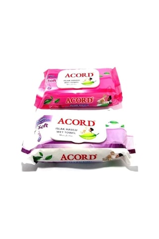 Acord Soft Islak Havlu 2 X 64'Lü