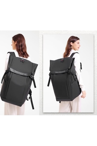 Str-8105 Büyük Kapasiteli Seyahat Spor Günlük Unisex Sırt Çantası Yeşil Yeşil