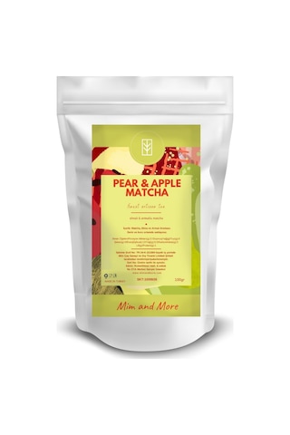 Mim and More Pear & Apple Matcha Armut & Elmalı Matcha 100 G