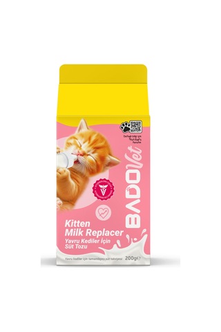 Bado Kitten Milk Replacer Yavru Kediler İçin Süt Tozu Besin Takviyesi 200ml