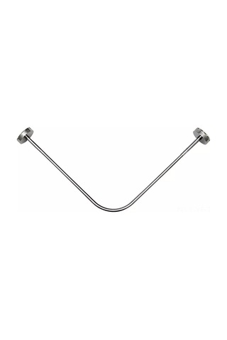 Yifomall Banyo İçin Delmezsiz Genişletilebilir Çelik Duş Çubuğu 80-100cm - Yarı-u Şekli, Kurulması Kolay, Çekirdekli Ve Dayanıklı Diğer