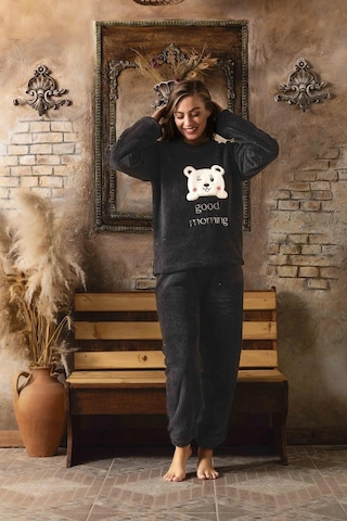 Charme Kadın Kışlık Peluş Pijama Takımı K-200-472 - 1 Adet 001