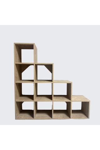 Mukotoys Basamak Raf Kitaplık Mdf 130x130