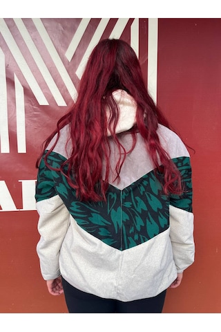 Unisex Aztek Retro Bomber Oversize Desenli Vintage Ceket Gksb4 Çok Renkli