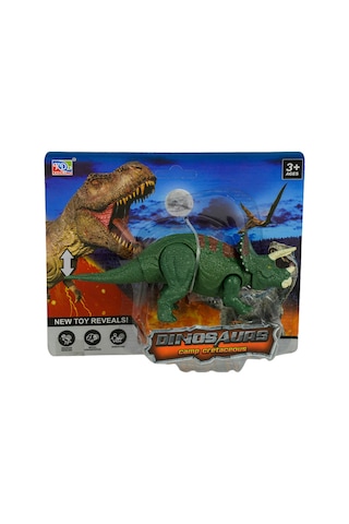 Dinozor Trıceratops Figür Yeşil