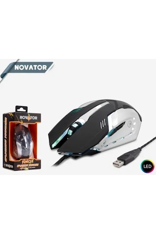 Novator N101 2000 Dpi Oyuncu Kablolu Mouse