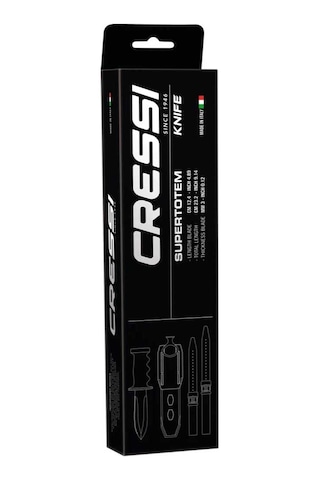 Cressi Supertotem 12.4 Cm Dalış Bıçağı Tek Renk
