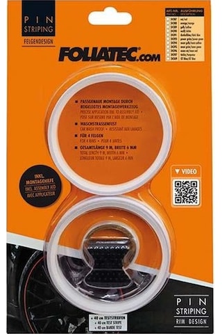 Foliatec Jant Şerit Seti Ve Montaj Aparatı 215x4cm-6mm Beyaz