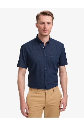 Pierre Cardin Erkek Lacivert Gömlek Kısa Kollu 50325340-vr033