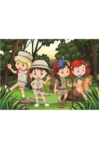 Art Puzzle 2X100 Parça İzci Kampı 4519