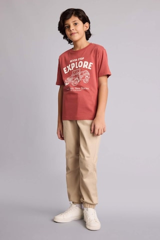 Defacto Jogger Fıt Jogger Paça Gabardin Pantolon Erkek Çocuk B6713a826smbg732 Bej-bg732