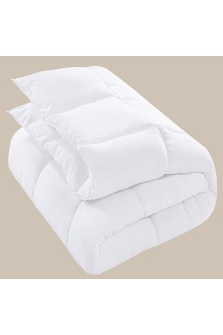 Tr Primavera Home Çift Kişilik Mikrofiber Yorgan 195x215 Cm 4 Mevsim, Silikonize Elyaf Dolgulu, Hafif Ve Yumuşak, Diğer