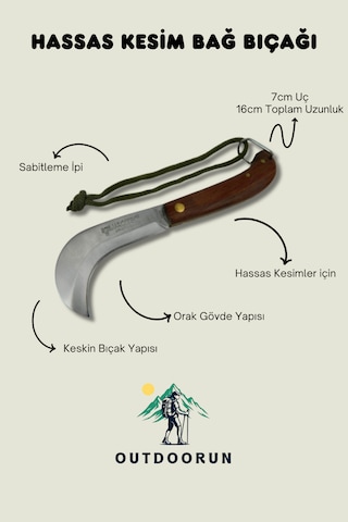 Bağ-bahçe Seti Bağ Bıçağı Ve Çakısı
