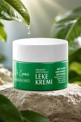 Dr. Genius Leke Kremi 50 Ml - Etko Cosmos Organic Sertifikalı& Anti-aging