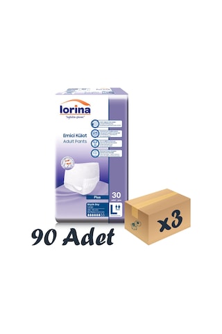 Lorina 6 Damla Yetişkin Emici Külot L 3 x 30'Lu