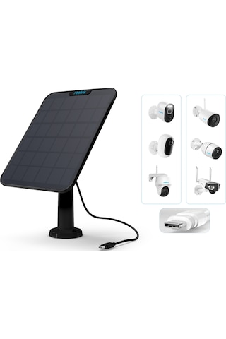Reolink Solar 2 Güneş Paneli Siyah Mk3mk92reo0002