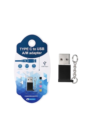 Ally Usb 3.0 Erkek To Usb 3.1 Type-c Dişi Dönüştürücü Başlık Adaptör- 5775 Siyah