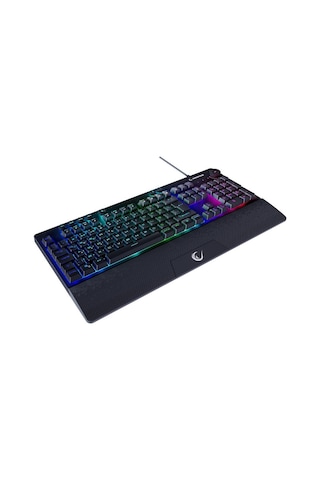 Rampage Kb-gx65 Sımula Siyah Usb Rgb Aydınlatmalı 4 Makro Tuşlu Bilek Destekli Gaming Oyuncu Klavyesi Rampage
