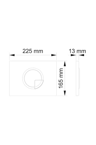 Visam Didim İki Kademeli Mat Krom Kumanda Paneli Mat Krom