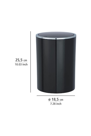 2 Li Çöp Kovası Siyah İnka Model 25,5 X 18,5 16,5 X 14 Çok Renkli