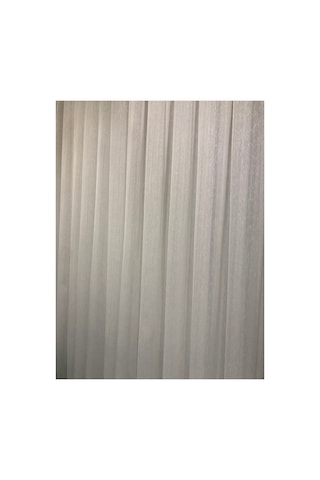 Rüyaper Keten Tül Perde Ütü Istemez Şantuk 1/3 Sık Pile Ekru