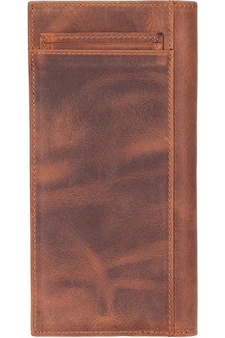 Bloomtenuta Urban Moccasin Hakiki Deri Cüzdan & Telefon Çantası Kahverengi