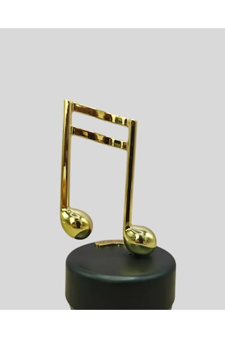 Altın Nota Temalı Müzik Kutusu Müzikli Hediyelik 61864841